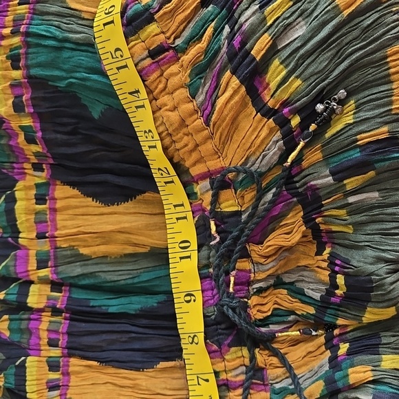 Vintage Class Multicolor Bohemian Maxi Skirt Size S - Picture 8 of 10